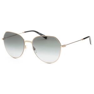 Givenchy NWT gv7158/s 60/19 Butterfly Gold Frame Grey Lens Sunglasses